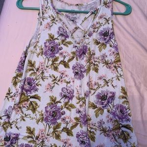 American Eagle floral tank top
